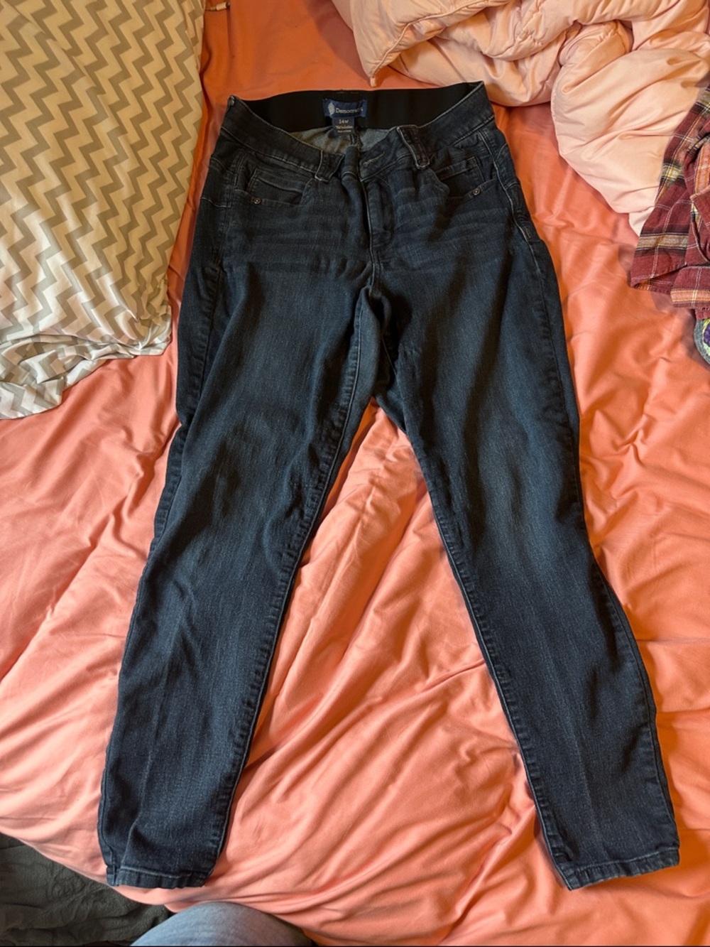 Democracy Dark Blue Skinny Jeans - Classic Slim Fit